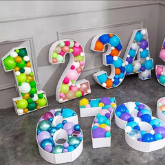 Giant Birthday Number Balloon Box