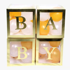 Baby Shower Balloon Box Letters