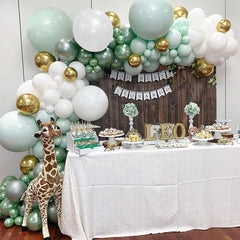 Mint, Green & Gold Balloon Arch Kit