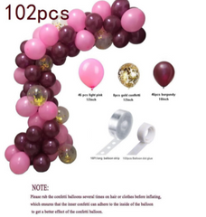 Tender Powder Latex Balloons Balloon Chain Package