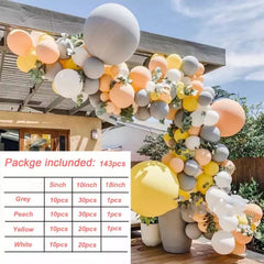 Retro Colored Irregular Balloon Arch Garland