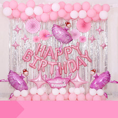 Themed Birthday Party Decorative Letters Balloons Set