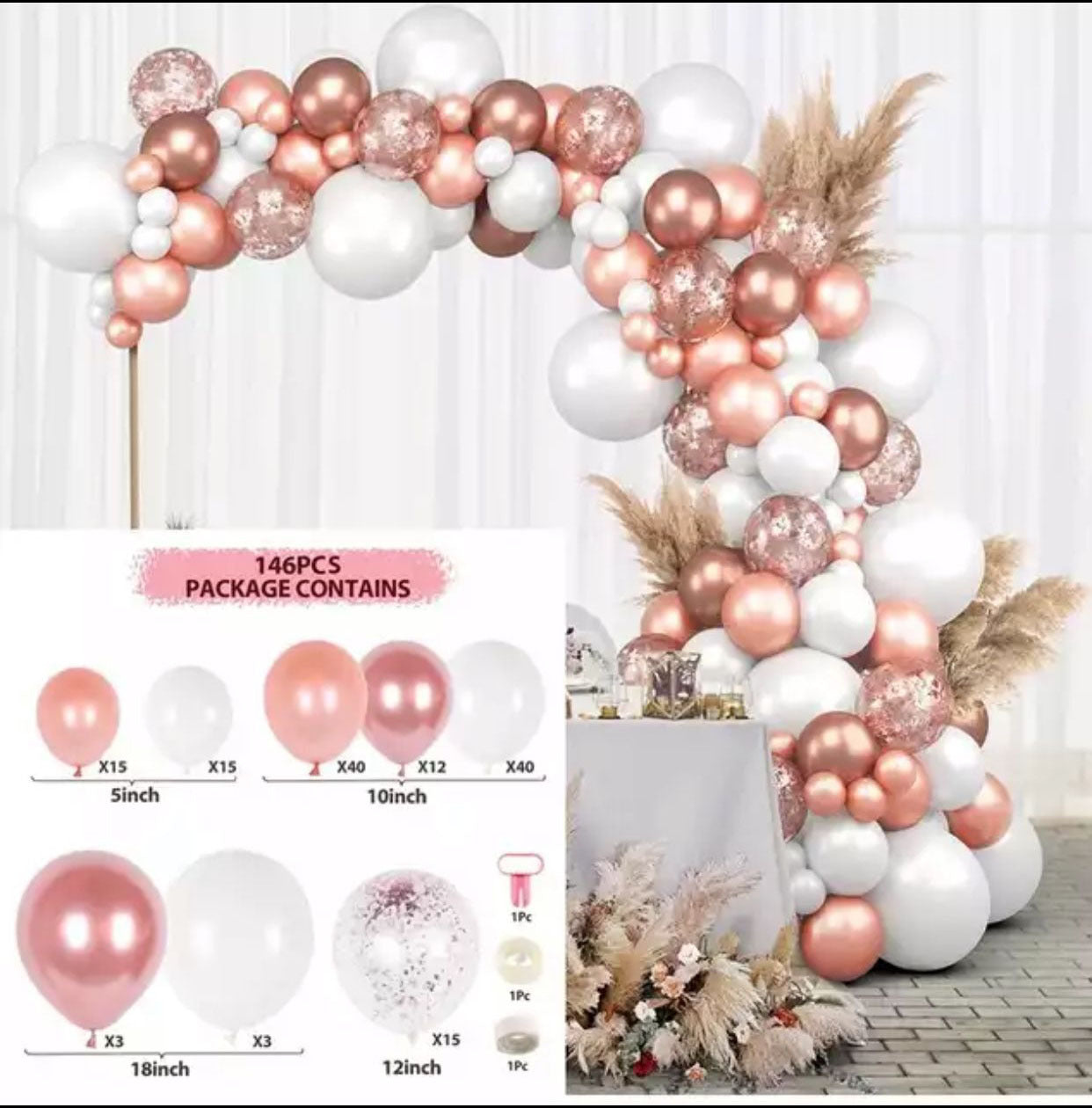 Retro Colored Irregular Balloon Arch Garland