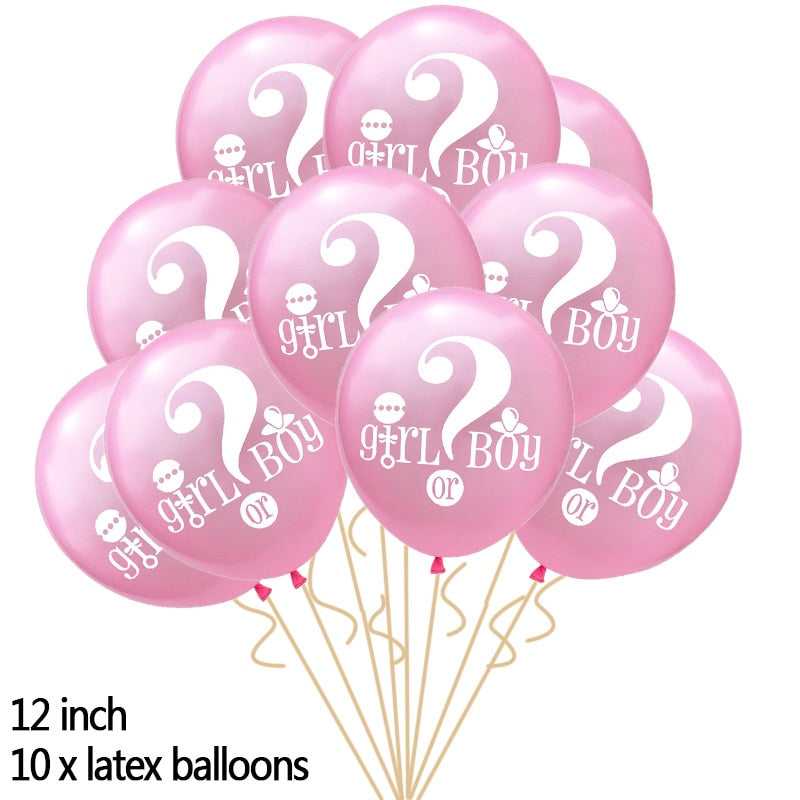 Gender Reveal Party Tableware Set & Decorations