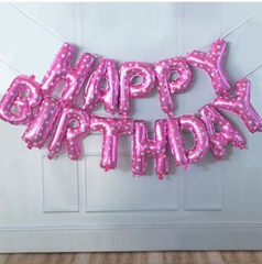 'HAPPY BIRTHDAY' Letter Balloons