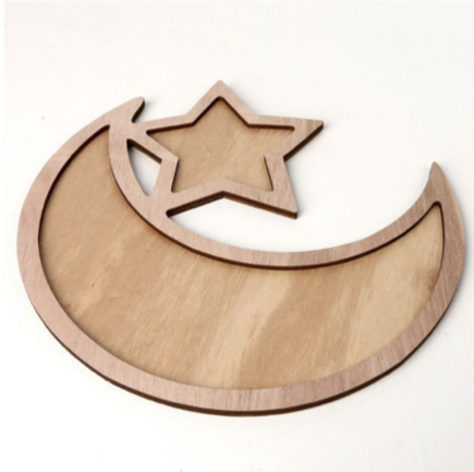 MOON STAR Wooden table tray