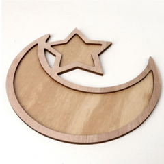 MOON STAR Wooden table tray