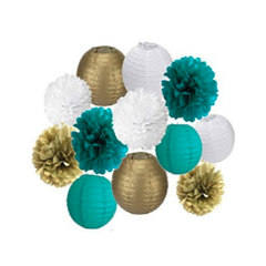 Paper Pom Poms (12 pcs)